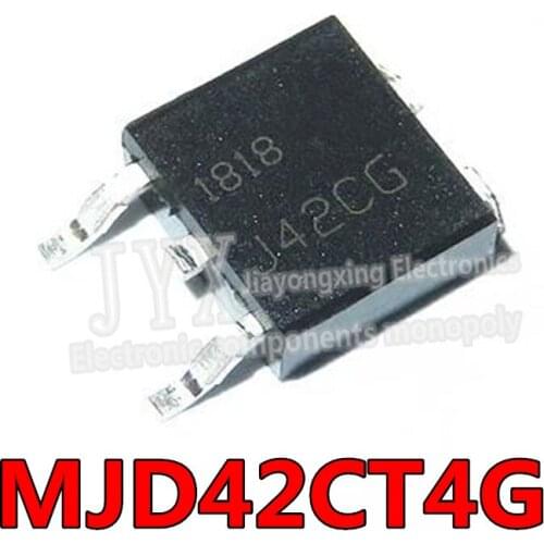 10PCS/LOT J42CG MJD42CT4G MJD42C TO-252 New original spot hot sale