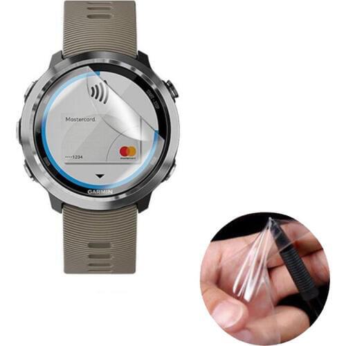 3pcs Soft Clear Protective Film Guard For Garmin Forerunner 645 Fr645 Smart Watch Screen Protector Cover Protection (Not Glass)