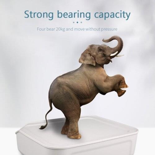 4pcs Caster Pulley 360 Degrees Universal Wheel Sticky Low-noise Storage Box Roller, Stainless Steel Pulley/Plastic Pulley