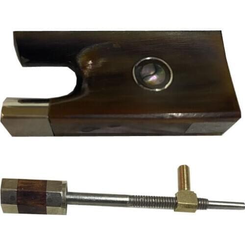 5pc of Ox Horn Wood Violin Bow Frog with Screw for Violinist Fiddle Player free shipping