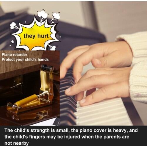 Piano Anti-clamping Device Piano Falling Buffer Protection Device Child Piano Slow Down Device Piano Anti-pinching Accessories