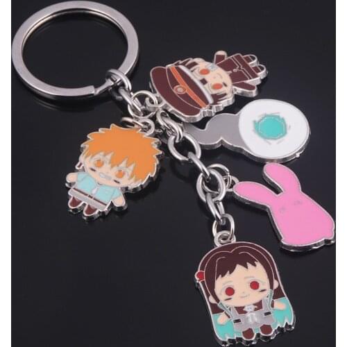 Toilet-Bound Hanako-Kun Keychain Yahiro Nene Minamoto Kou Yugi Cartoon Figure Pendant Key Chains For Women Mem Cospaly Jewelry