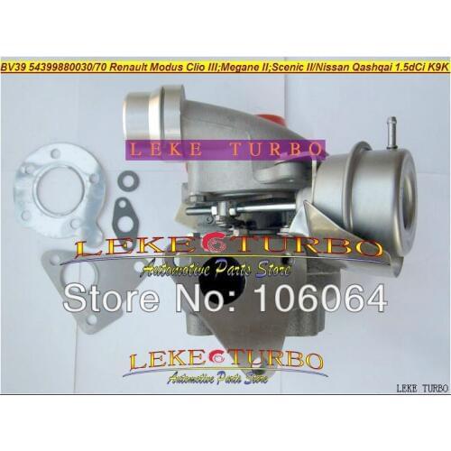 BV39 54399700030 54399700070 8200405203 8200507856 Turbo For NISSAN Qashqai For Renault Clio III Megane 2 Scenic II K9K 1.5L dCi