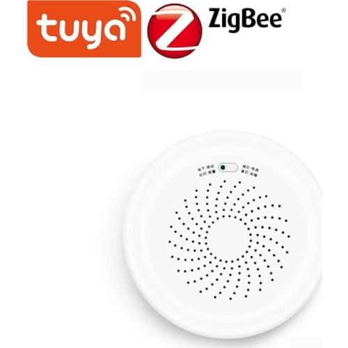 Tuya ZigBee Gas Leak Detector Combustible Gas Alarm Sensor Home Alarm System Getway Required Work With Tuya Smart Life APP