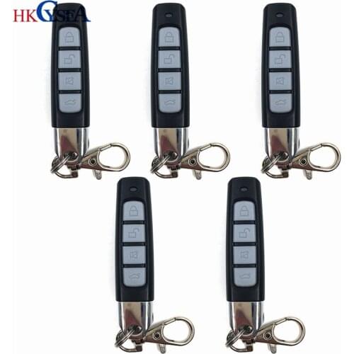 HKCYSEA 5pcs,MINI Cloning Wireless Auto Garage Door Remote Control Transmitter Duplicator ( Face To Face Copy) 315/330/433MHZ