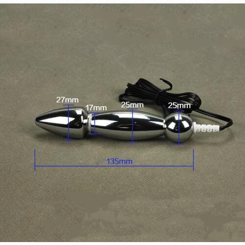 Electro Sex Erotic Male Female Masturbation Orgasm Toy Accessories Shock Anal Plug Anal Obstruction Electric Shock