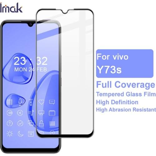 Imak Tempered Glass For vivo Y73 Screen Guard Protective oleophobic Full glue