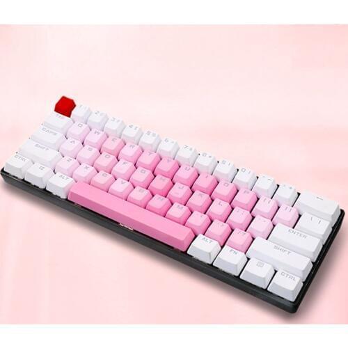RGB PBT 35 Keys OEM Double Shot Backlit Keycaps for Cherry Mechanical Keyboard 667C