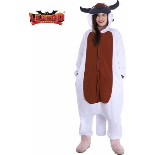 Avatar the last airbender appa Cosplay Costume Jumpsuit Pajamas cow onesie pajamas Animal hoodie sleepwear suit