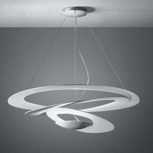 Creative flying saucer chandelier Nordic art exhibition hall living room lamp model room minimalist restaurant lighting
