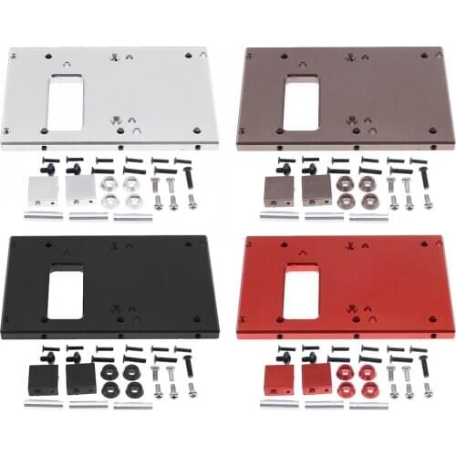 Alloy mount plate for upgrading to 17g servo for rc hobby model car MN RC 1-12 crawler part