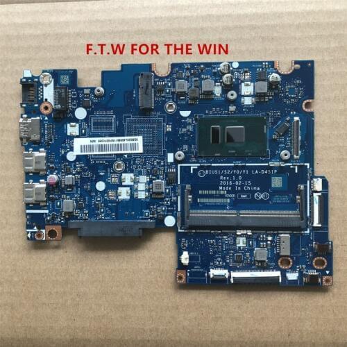 MB 5B20L45866 para Lenovo YOGA-510-14ISK Laptop Motherboard I5-6200U DDR3L 100% probado BIUS1/S2/Y0/Y1LA-D451P