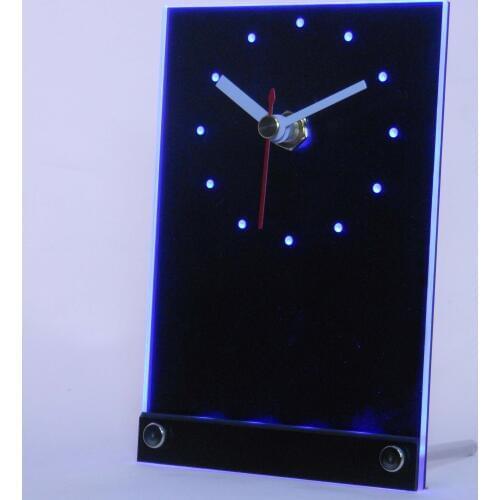Tnc-tm Custom Made Your Own Design 3D LED Table Desk Clock