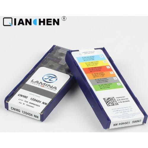 Genuine original high quality high-performance LAMINA CNMG 120404 NN LT10 (10pcs/lot) tungsten Carbide Cutting tools inserts