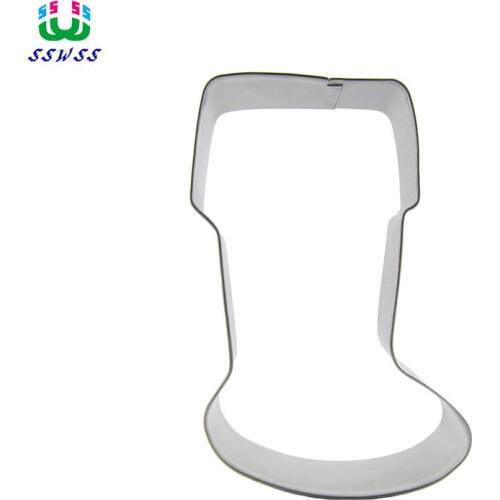 Christmas Cake Cookie Biscuit Baking Molds,Long Boots Graphical Shaped Cake Decorating Fondant Cutters Tools,Direct Selling
