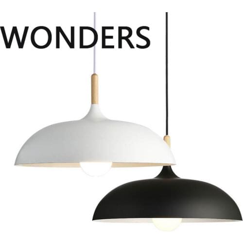 Nordic Style Wooden Pendant Lights Decorative Pendant Lights High Quality hanging Lamps bar hotel restaurant bookshop decor