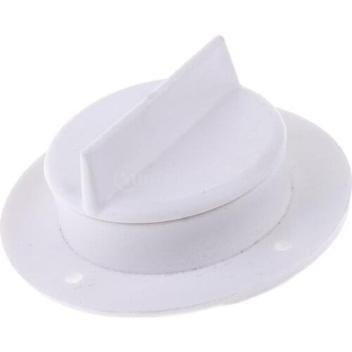 Universal White Nylon Marine Boat Transom Deck Mount Drain Scupper Valve Screw Cap Bung Stopper Replacement Accessories
