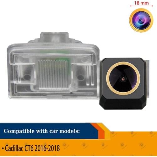 Rear View Reversing Backup Camera for Cadillac CT6 Golden Camera , Night Vision Camera HD 1280x720p Camera Waterproof Camera