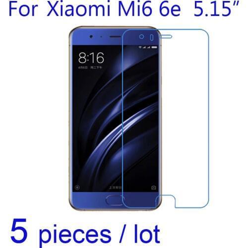 For Xiomi 6 mi6 Screen Protector Films, 5pcs/lot Clear/Matte/Nano Anti-Explosion Protective Films for Xiaomi Mi6 6e 6p LCD Guard