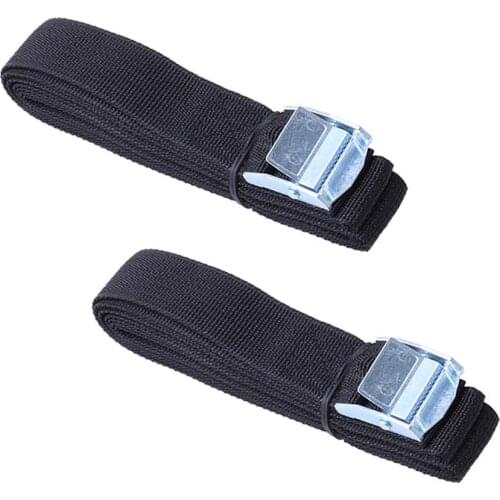 2pcs Lashing Nylon Straps Strong Load-Capacity Portable Buckle Strap For Cargo Tie Down Car Roof Rack Luggage Kayak Carrier