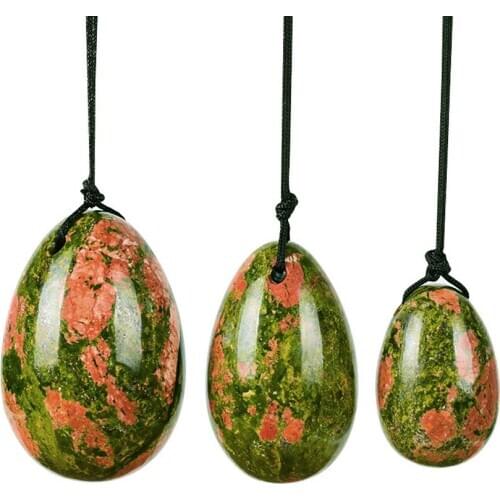 3Pcs/Set Yoni Egg Women Kegel Exerciser Natural Jade Egg Pelvic Muscles Tightening Floor Vaginal Ben Wa Ball DropShip&Wholesale