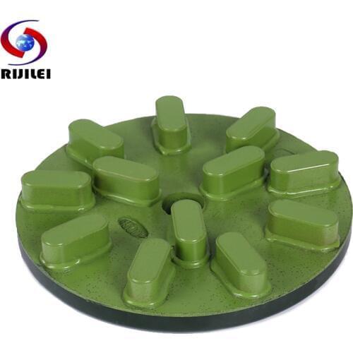 RIJILEI 3Pcs/lot 150mm Marble Resin Polishing Disc 6inch Diamond Resin Grinding Plate for Marble Granite Concrete floor RM03