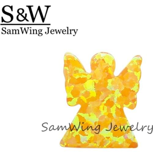 50PCS/lot Wholesale Angle 11*13mm Lab created opal beads Special Shape Opal Synthetic Fire Opal for Lucky DIY Jewellery