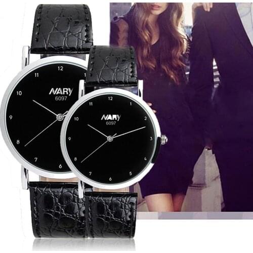 Nary Unisex Watch Fashion Minimalism Watches Men Leather Band Japanese Movement Quartz Wristwatches Clock Reloj Hombre Hodinky
