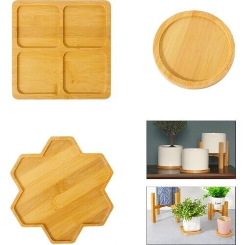 Flower Pot Indoor Outdoor Drip Tray Plant Saucer Home Garden Decoration