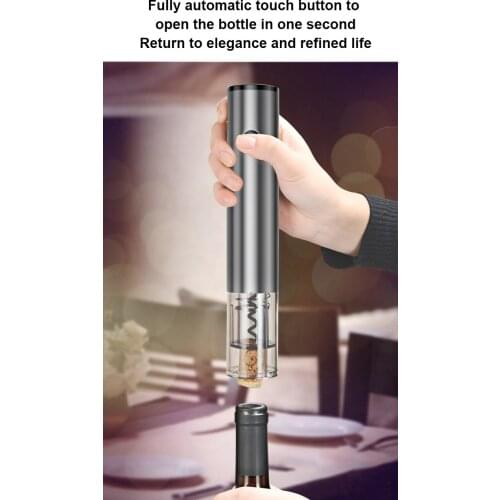 USB Charging Battery Electric Wine Opener Automatic Bottle Opener Corkscrew Red Wine Opener Foil Cutter Set For Kitchen Tool