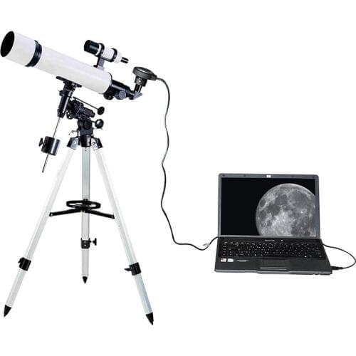 1.3MP Telescope Electronic Eyepiece Digital Camera Lens w/ USB Port and Image Sensor for 0.96" & 1.25" Astronomy Photography