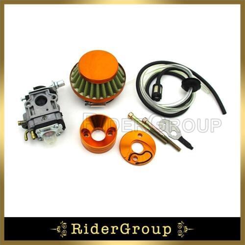Carburetor + Air Filter + Adapter Vstack + Fuel Hose For Mini ATV Dirt Bike Pocket Bike Big Foot Goped Gas Scooter
