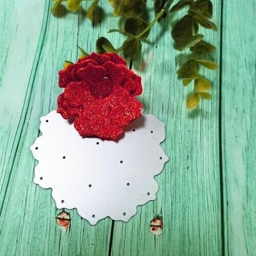 Curly Flower Scrapbooking Dies Metal Embossed Knife Template Stencils for DIY Paper Album Photo Cards Making Dies Cut Die 2020