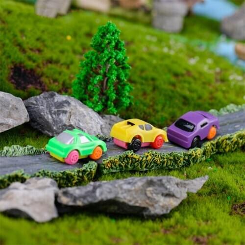 Small Car/Bicycle/Scooter Accessories DIY Micro Landscape Car Decoration Creative Toys Random Color Car Home Decoration