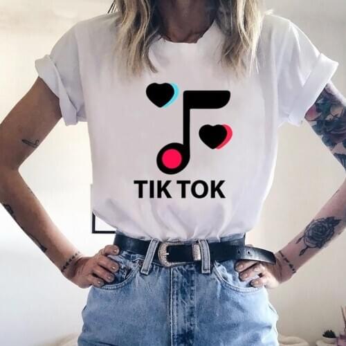 New Tik Tok Funny Summer Kids Boys Girls T Shirt Children T-shirt Kawaii Casual Tshirt Streetwear Tops Parent-child outfit