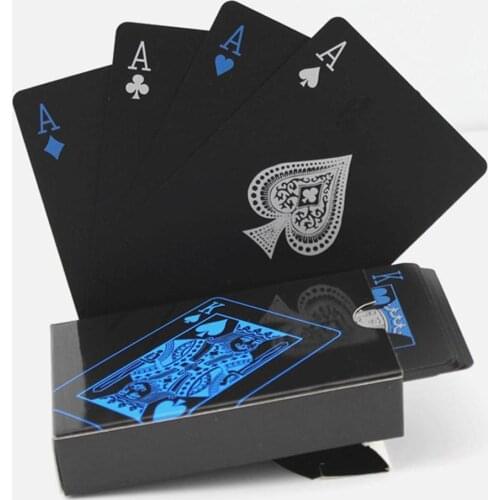 54pcs PVC Plastic Playing Cards Waterproof Durable Poker Classic Trick Tool Box-packed Outdoor Activities Children Adults Toys