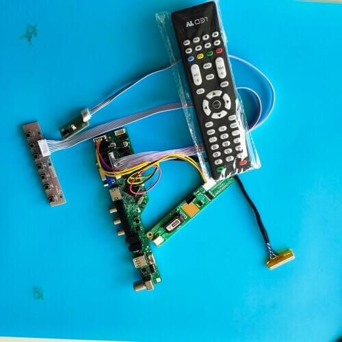 For B121EW03 V4 Controller Board 20pin Module TV AV VGA Resolution Digital Signal 1 lamps 12.1" Mother Board 1280X800