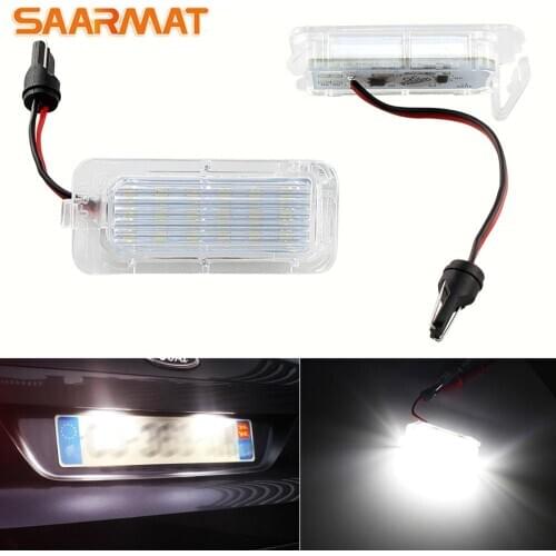 2pc LED license plate light Number License Plate Light Lamp assembly For Ford Kuga Mondeo 2007-2014 Mk IV 2015- Mk V Galaxy