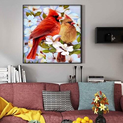 Paint by number art painting by numbers bird animal painting art decorative painting adult hand-painted decompression painting