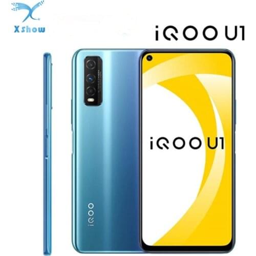 Vivo IQOO U1Cellphones 6.53 inch 6GB RAM 64G ROM Snapdragon 720G 48MP Camera 4500mAh Cellphone 18W Smartphone