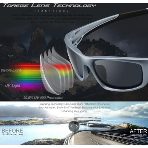 2019 New Mens Fashion Polarized Sunglasses For Driving Glasses TR90 Unbreakable Frame Eyewear Goggles Unisex 100% UV400 Glasses