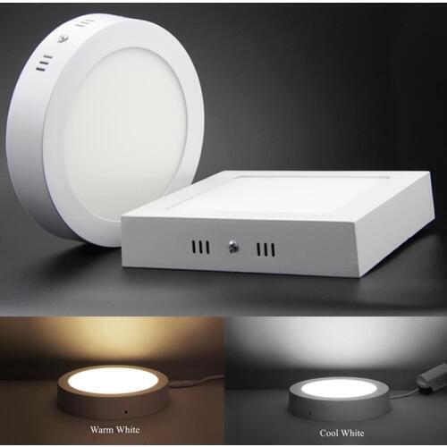 9W 15W 25W 30W Super Bright Round Surface LED Panel Wall Ceiling Down Light Mount Bulb Lamp for bathroom illuminate