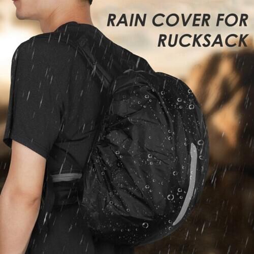 7.5-33L Backpack Rain Cover Reflective Waterproof Outdoor Sport Night Cycling Safety Light Raincover Case Bag Camping Hiking