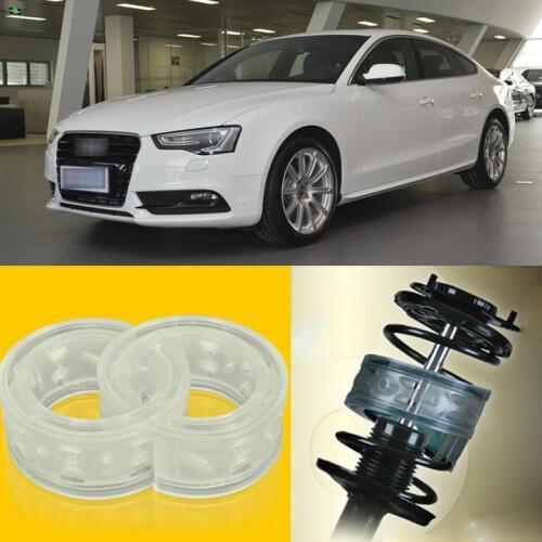 2pcs Power Front /Rear Shock Suspension Cushion Buffer Spring Bumper For Audi A5