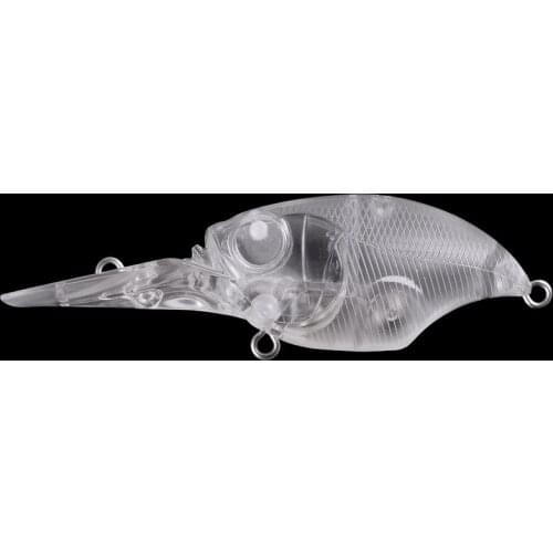 20pcs Blank Lures Minnow Fishing Lure Artificial Bait Pike 10g 7.7cm Unpainted Fishing Lure Crankbaits Wobblers For DIY Lures