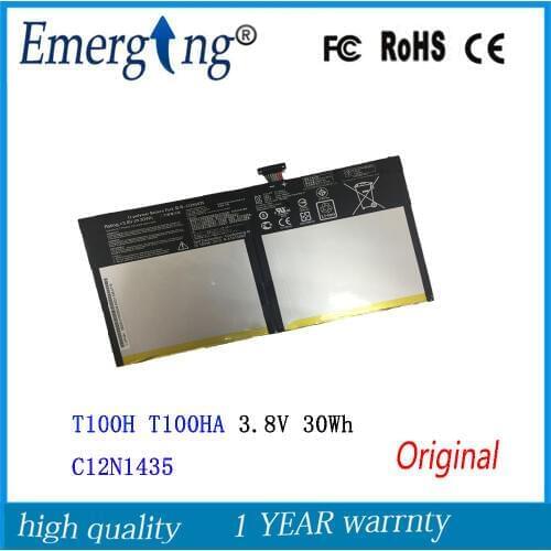 3.8V 30wh New Original Laptop Battery for Asus C12N1435 T100HA T100HA-FU006T 10.1-Inch 2 in 1
