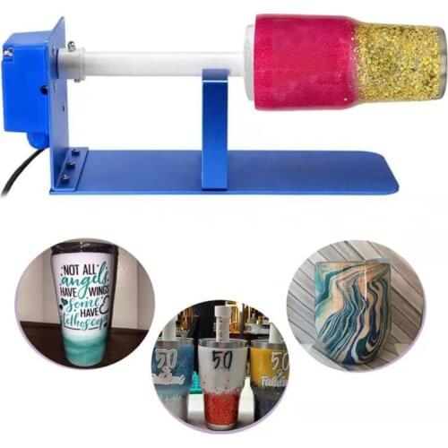 Cup Turner for Crafts Tumbler Tumbler Spinner Kit Cup Rotator Tools for DIY Epoxy Crafts with Rotisserie Motor