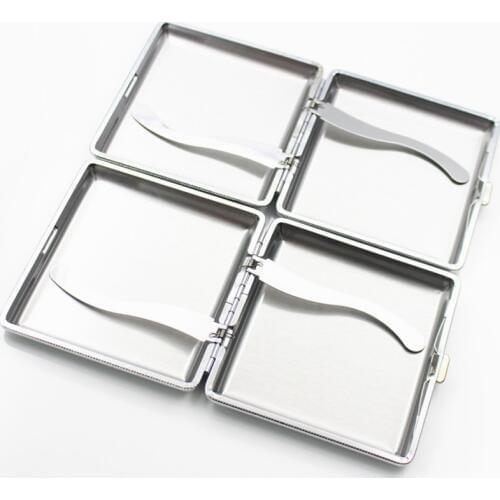 Mens Cigarette Cases Leather Black Cigarette Case Holds 20 Cigarette (for Regular Size And King Size 84mm Only)