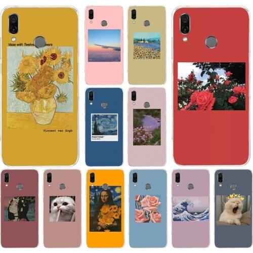 29 Vingate Vincent Van Gogh Pantone Soft Silicone Tpu Cover phone Case for huawei Honor 8 8a Prime 8s 8x 9 9x 10i 10 lite