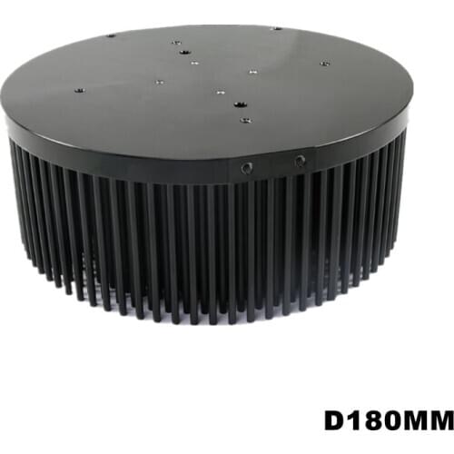 COB CREE CXB3590 Bridgelux Vero29 gen7 Citizen clu058 1825 LED heat sink Aluminum 180mm pin fin pre-drilled 100w heatsink